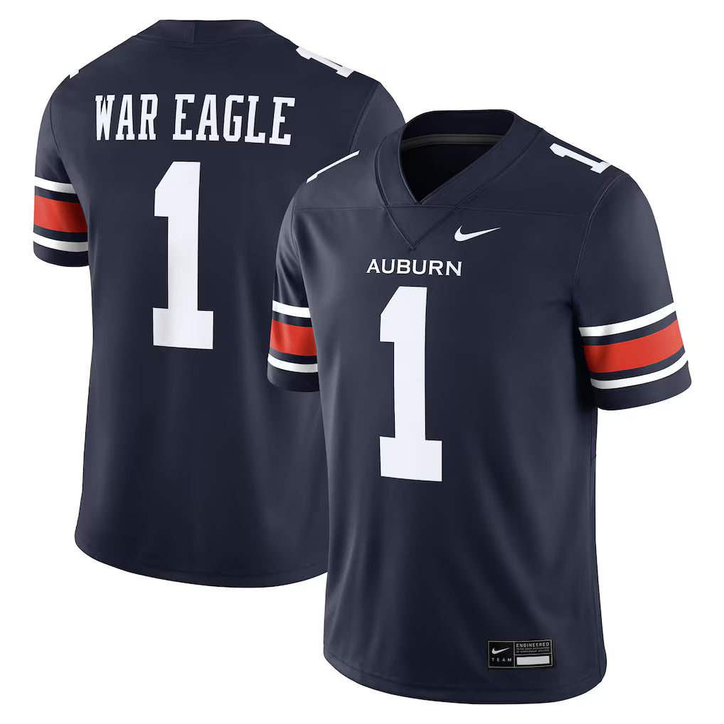 Auburn Tigers Home Football Game Jersey - Navy -