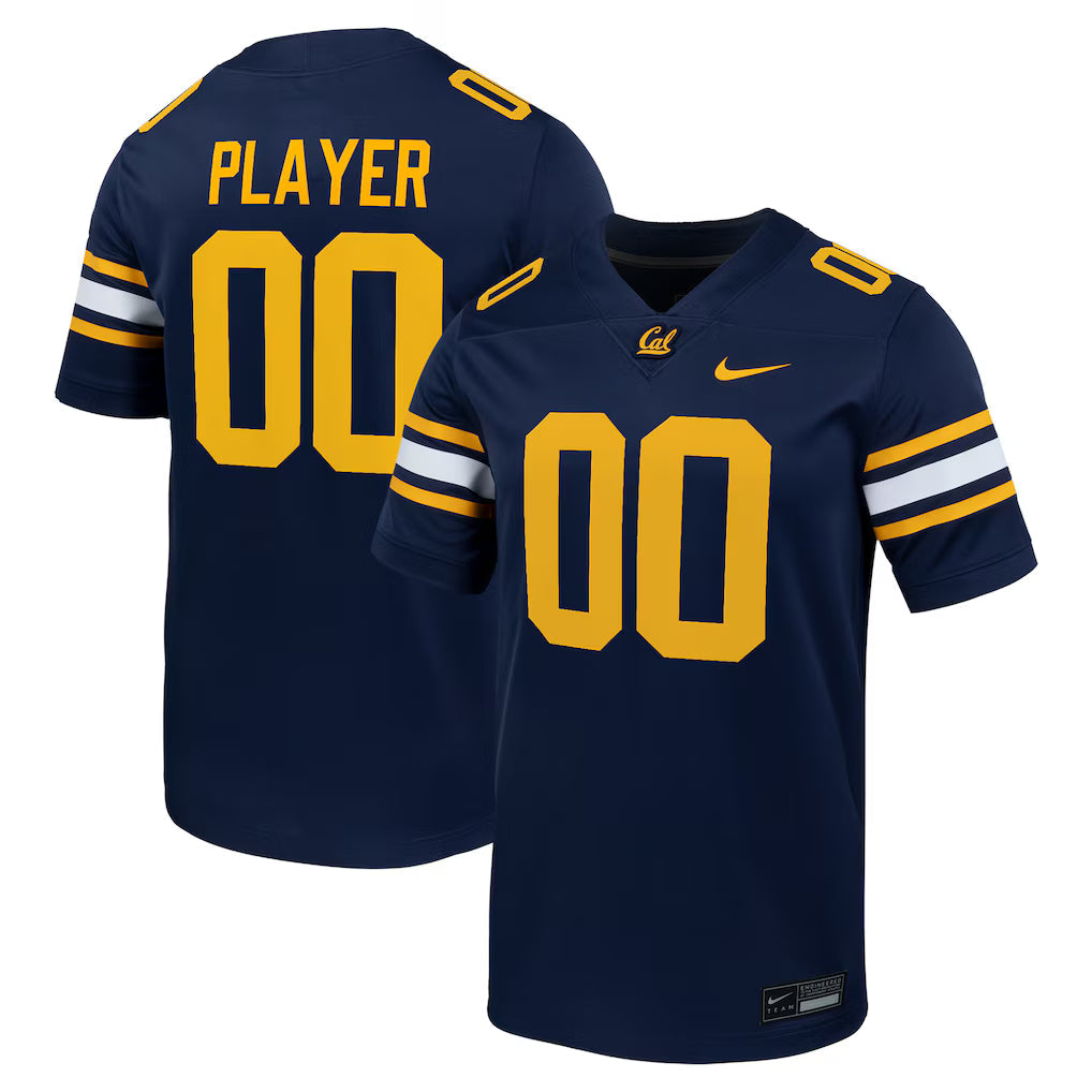 Cal Bears NIL Pick-A-Player Football Game Jersey - Navy -