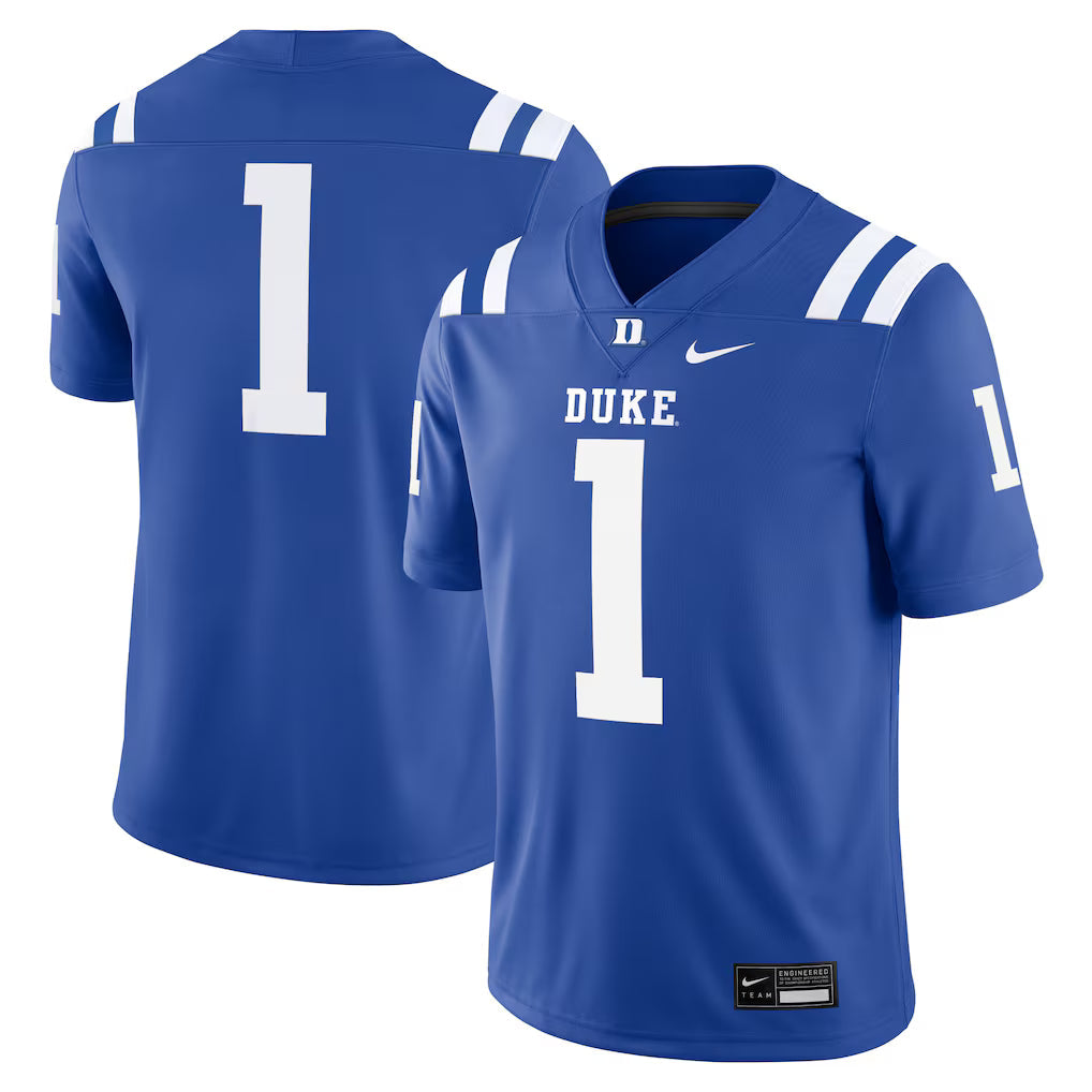 #1 Duke Blue Devils Nike Game Jersey - Royal -