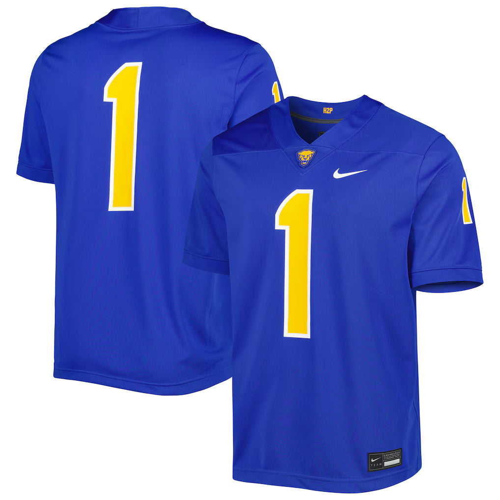 #1 Pitt Panthers Untouchable Football Jersey - Royal -