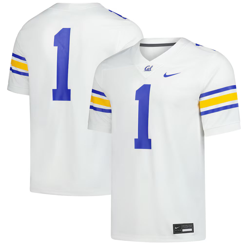 #1 Cal Bears Game Jersey - White -
