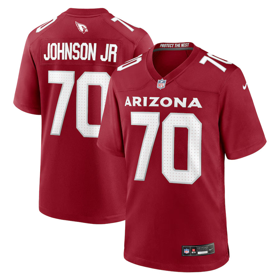 Paris Johnson Jr. Arizona Cardinals Game Jersey - Cardinal -