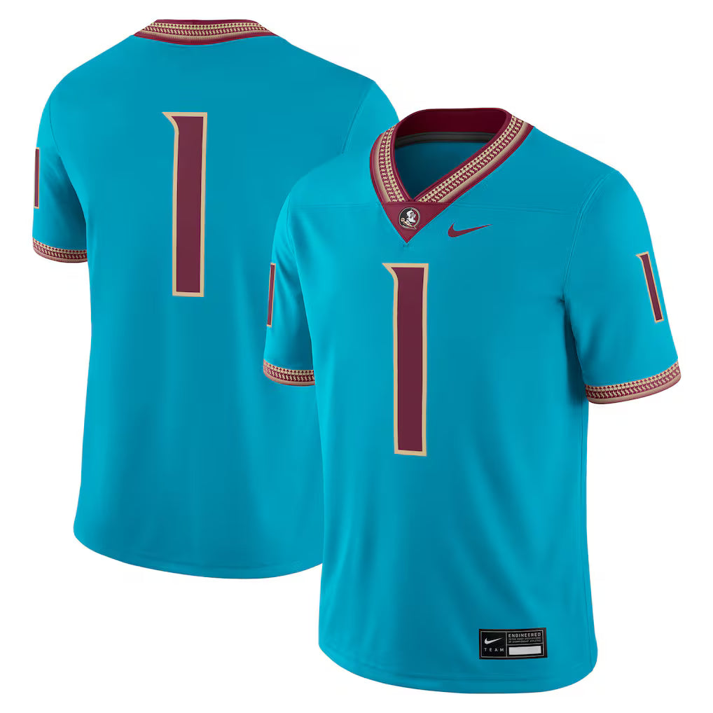 Florida State Seminoles Game Jersey - Turquoise -
