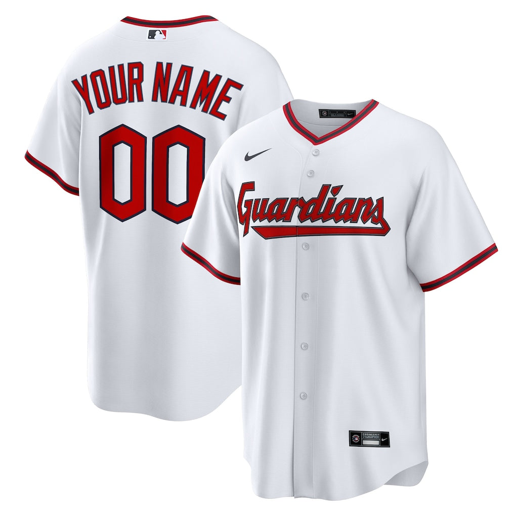 Cleveland Guardians Custom Jersey - White