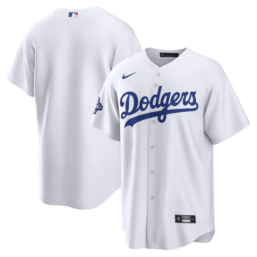Los Angeles Dodgers Home 2025-26 World Series Champions Jersey - White