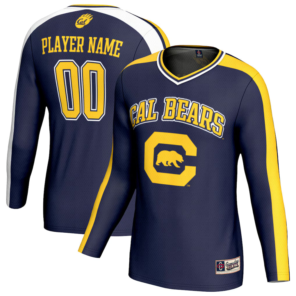 Cal Bears GameDay Greats NIL Pick-A-Player Lightweight Collegiate Volleyball Fashion Jersey - Navy -
