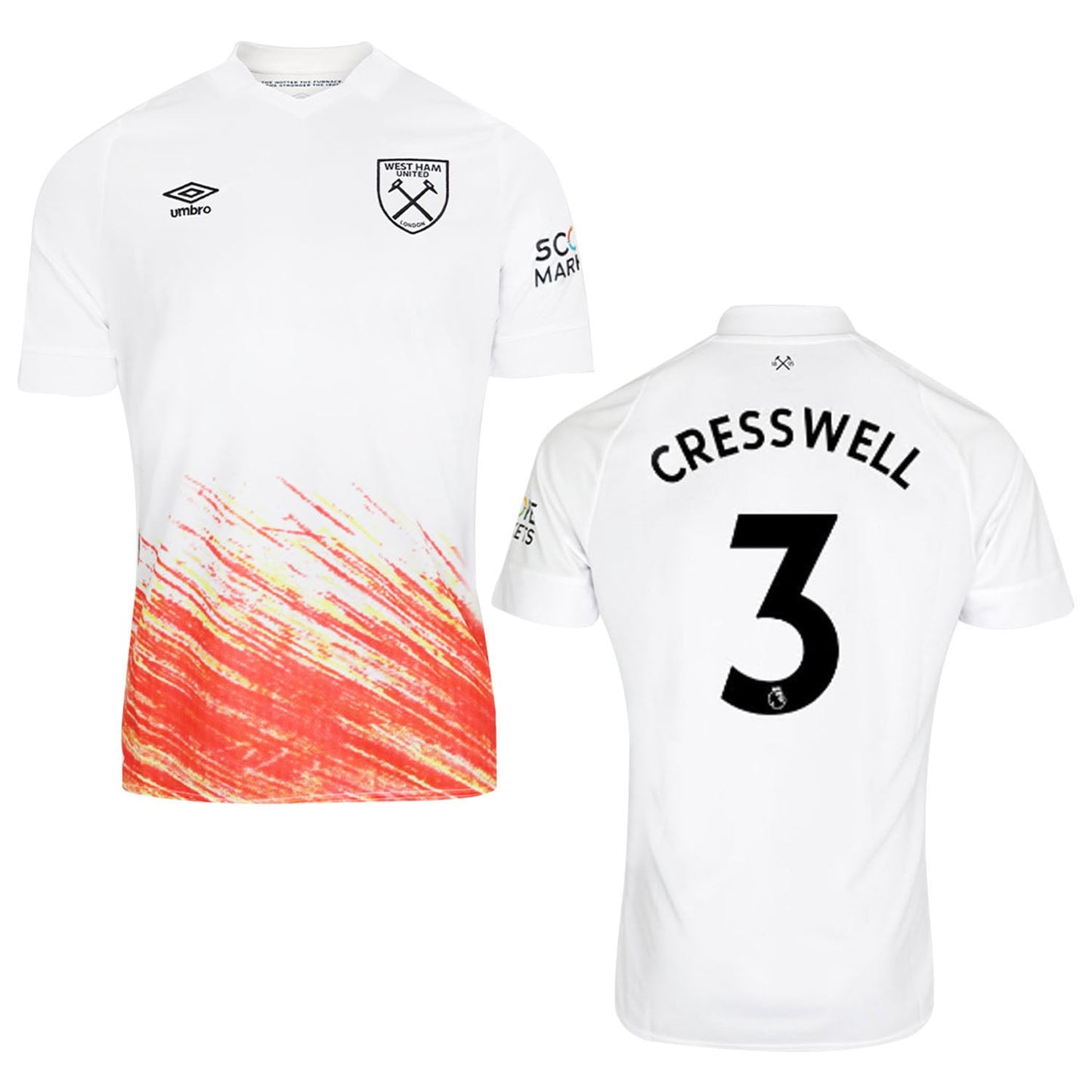 Aaron Cresswell West Ham 3 Jersey
