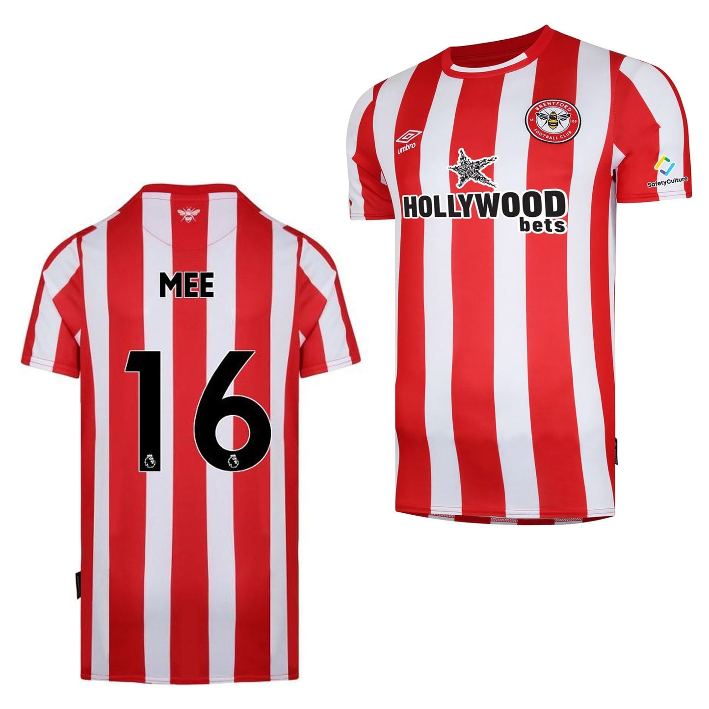 Ben Mee Brentford 16 Jersey