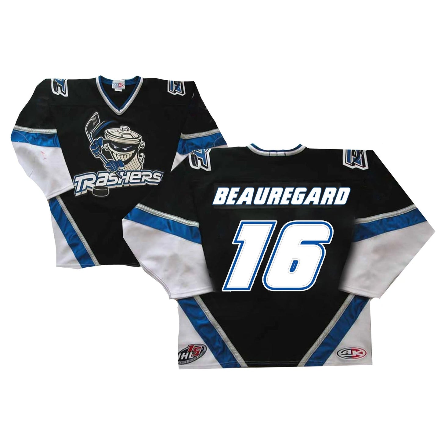 David Beauregard Danbury Trashers 16 Jersey