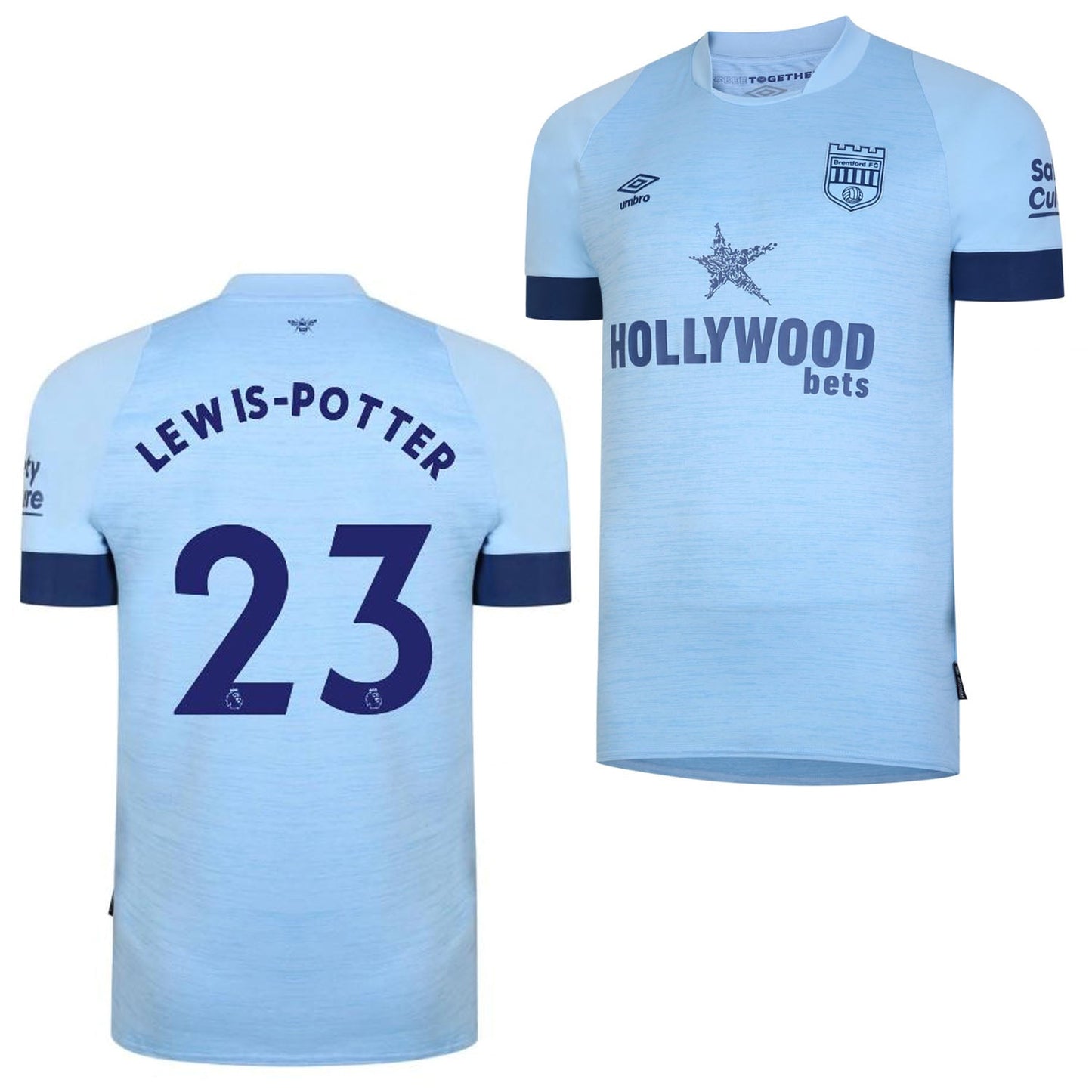 Keane Lewis-Potter Brentford 23 Jersey