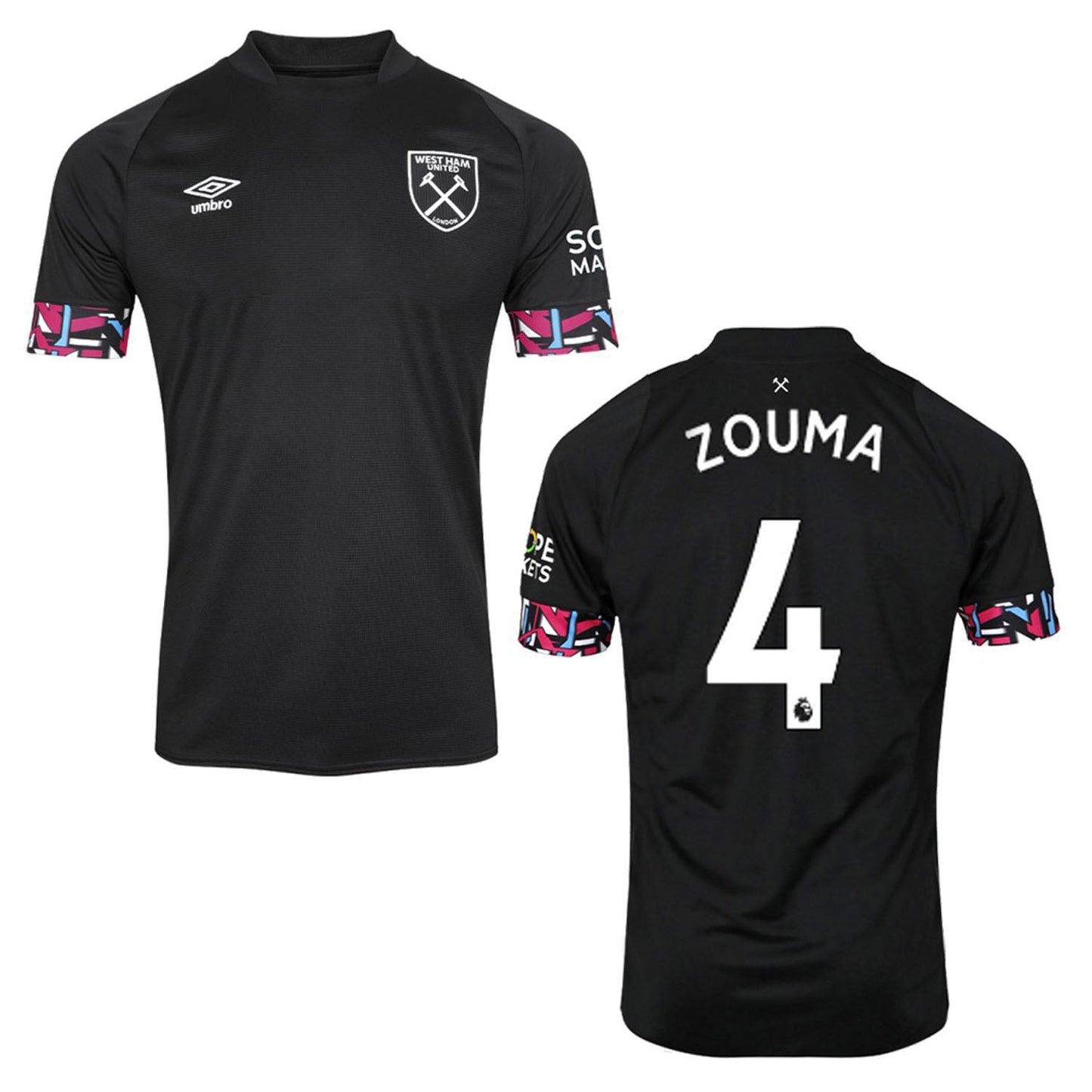 Kurt Zouma West Ham 4 Jersey