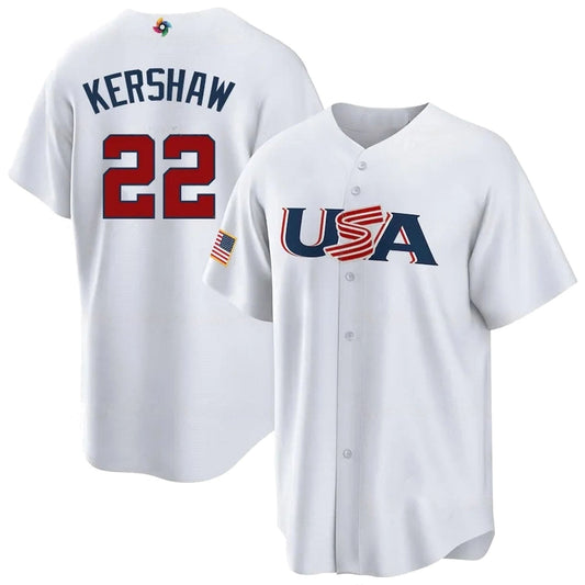 MLB Clayton Kershaw USA 22 Jersey