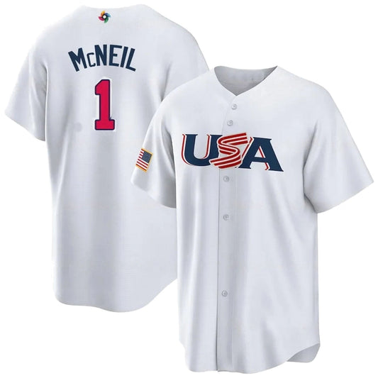 MLB Jeff McNeil USA 1 Jersey