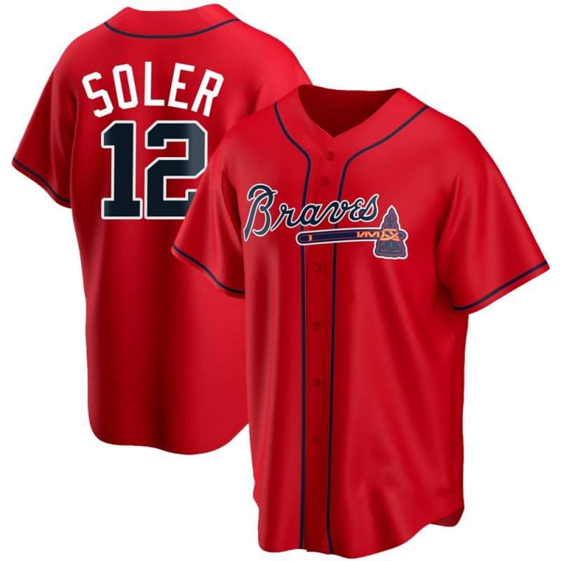 MLB Jorge Soler Atlanta Braves 12 Jersey