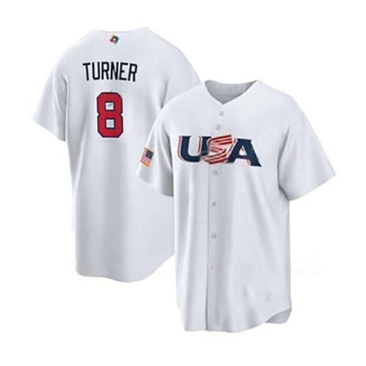 MLB Justin Turner USA 8 Jersey