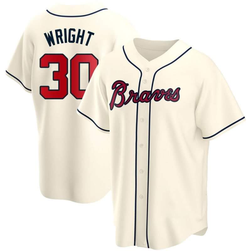 MLB Kyle Weight Atlanta Braves 30 Jersey