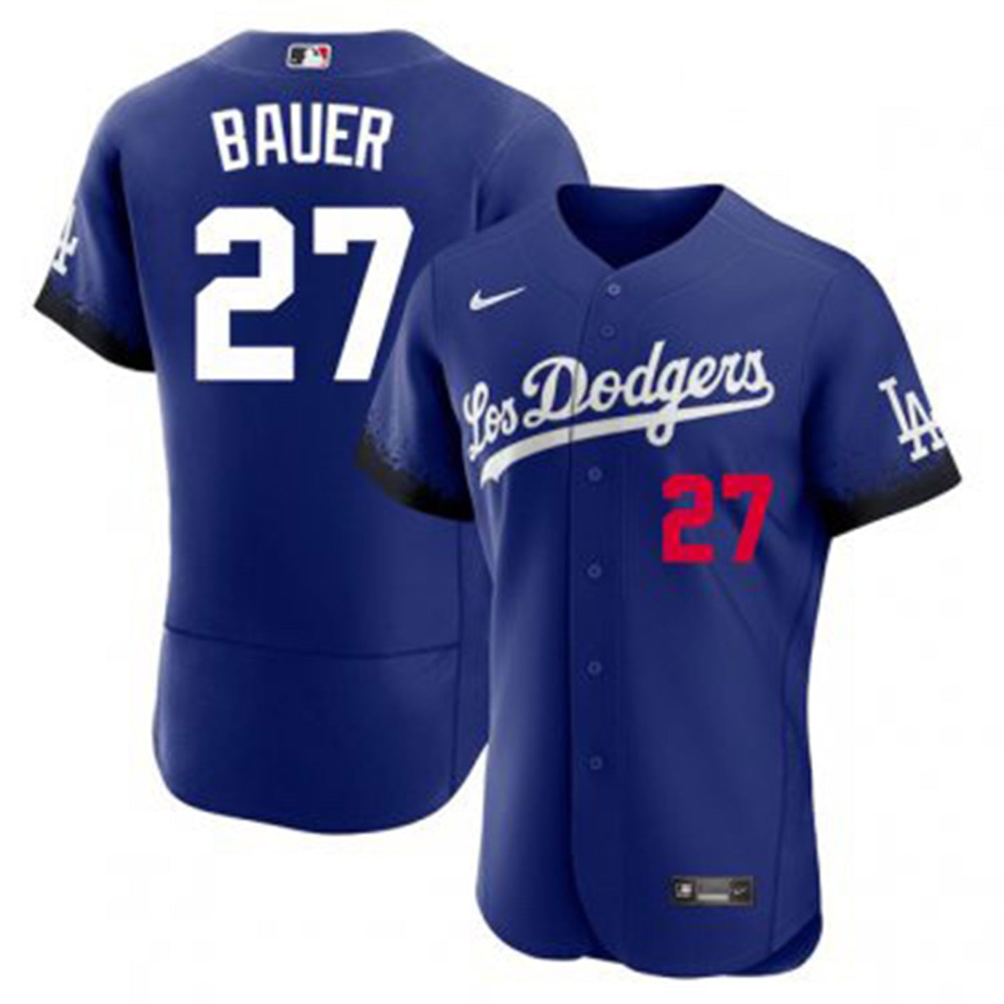 MLB Trevor Bauer Los Angeles 27 Jersey