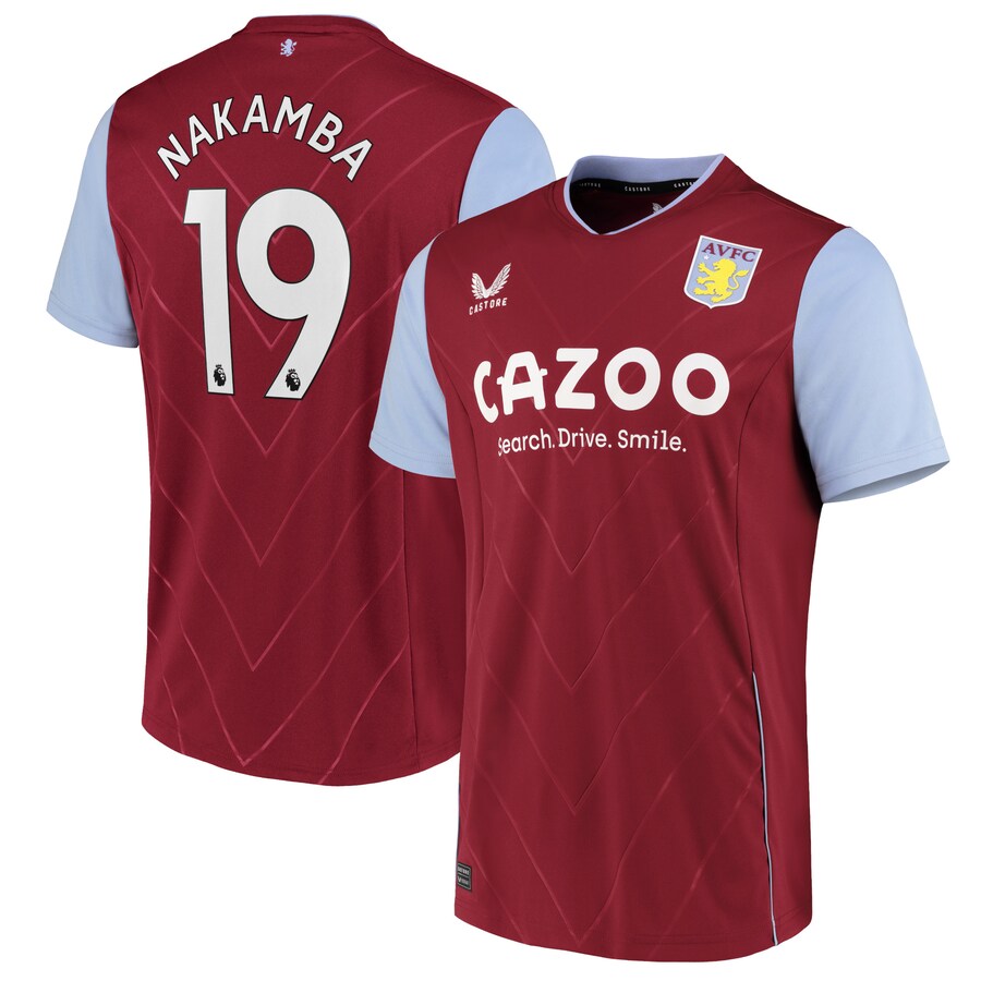 Marvelous Nakamba Aston Villa 19 Jersey
