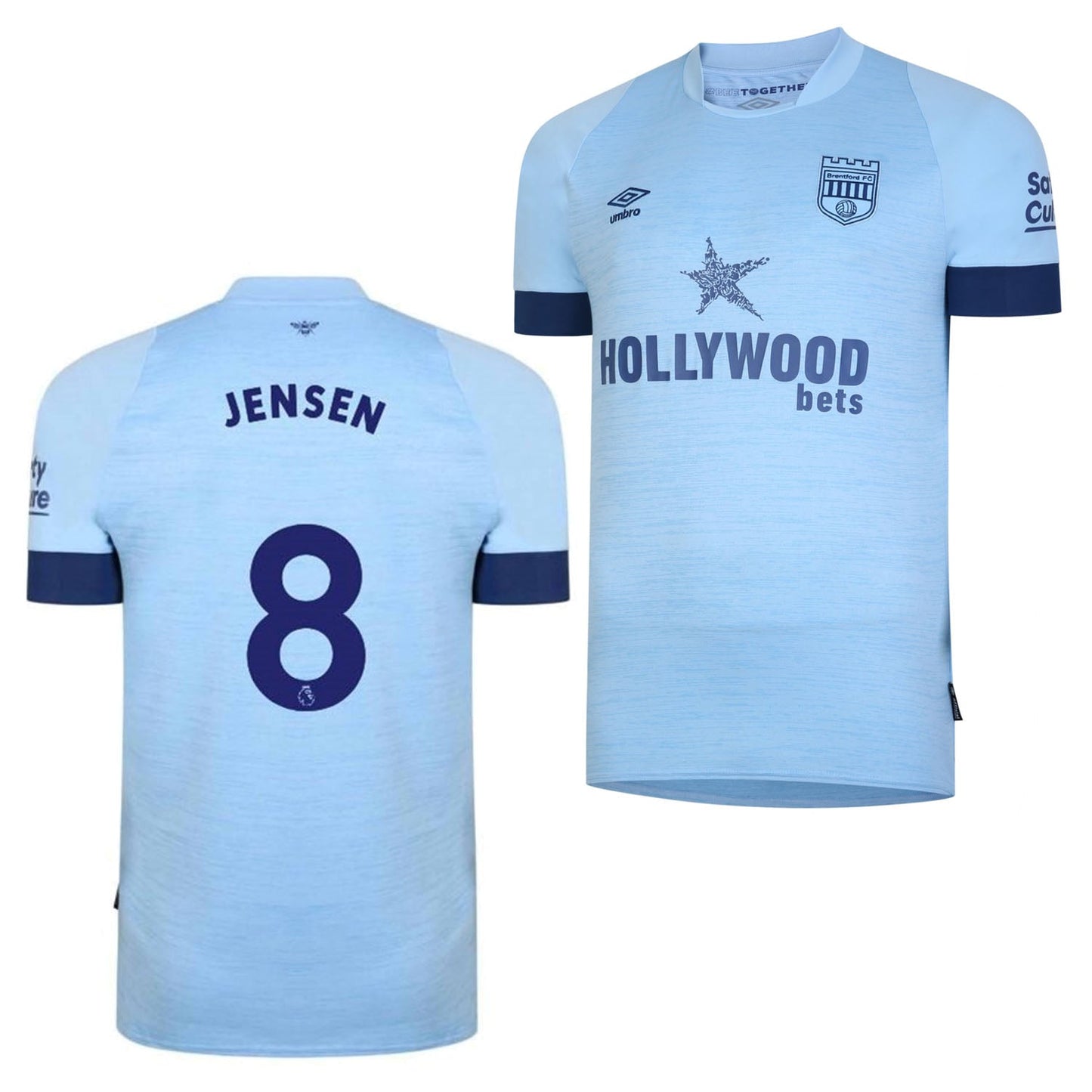 Mathias Jensen Brentford 8 Jersey