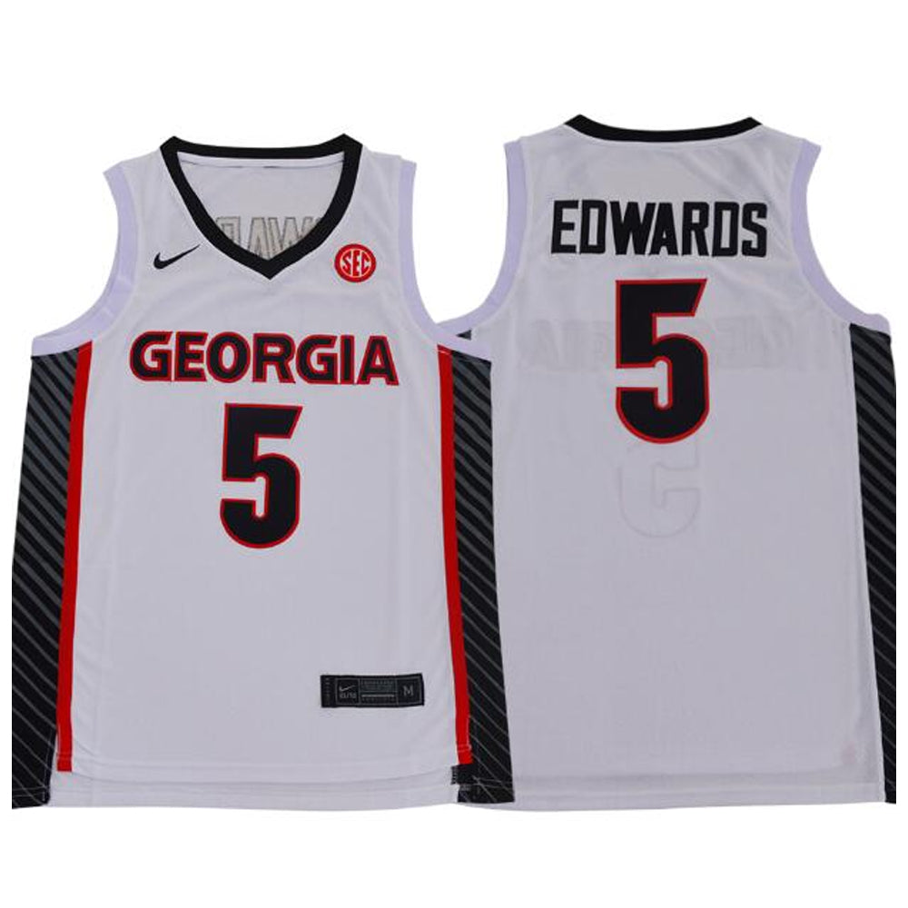 NCAA Anthony Edwards Georgia Bulldogs 5 Jersey