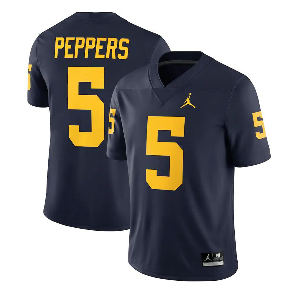 NCAA Jabrill Peppers Michigan Wolverines 5 Jersey