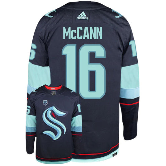 NHL Jared Mccann Seatle Kraken 16 Jersey