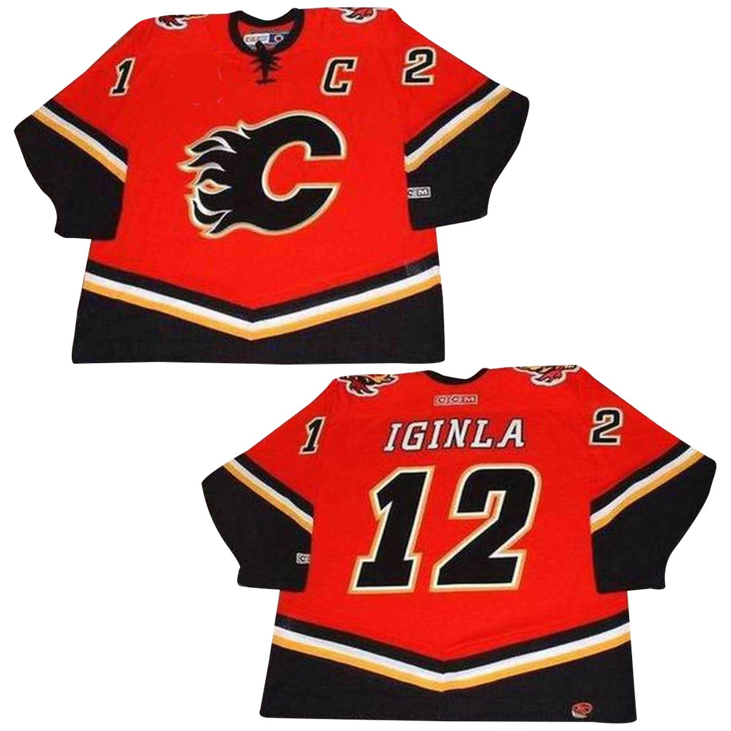 NHL Jarome Iginla Calgary Flames 12 Jersey