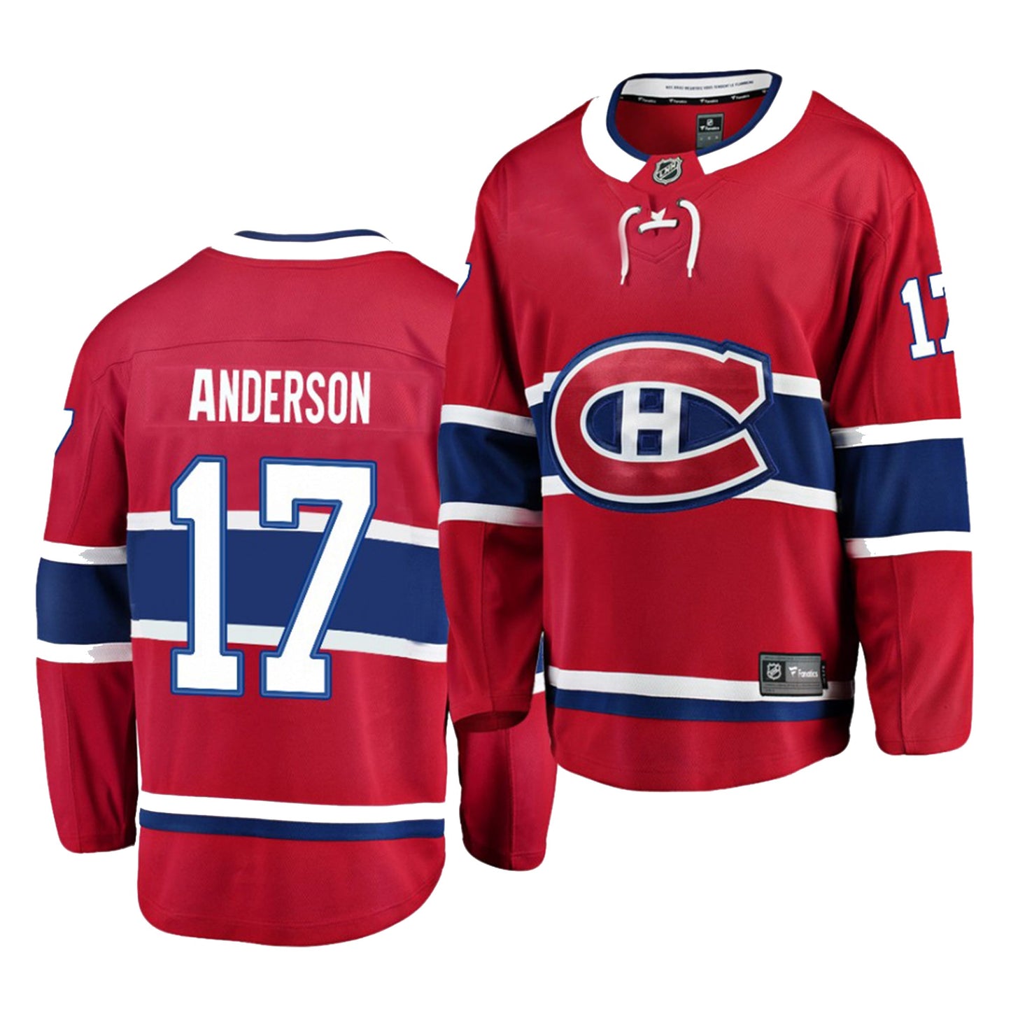 NHL Josh Anderson Montreal Canadiens 17 Jersey