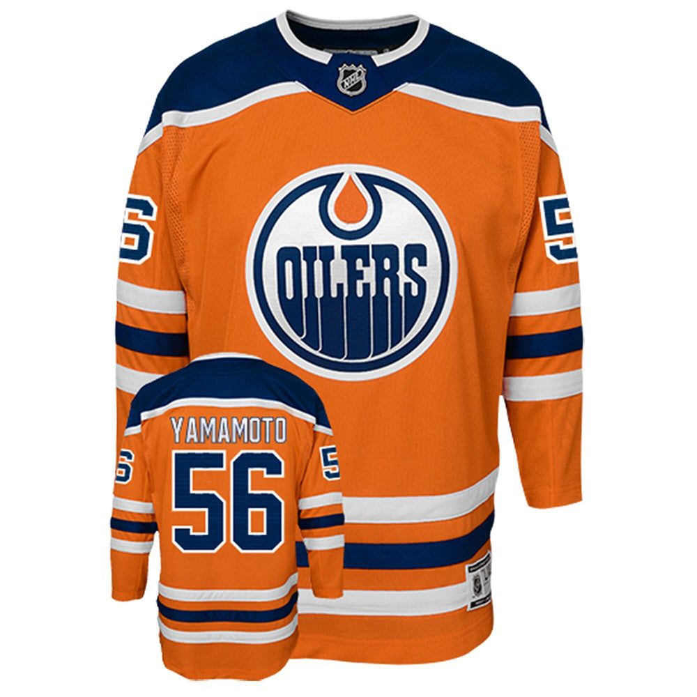 NHL Kailer Yamamoto Edmonton Oilers 56 Jersey