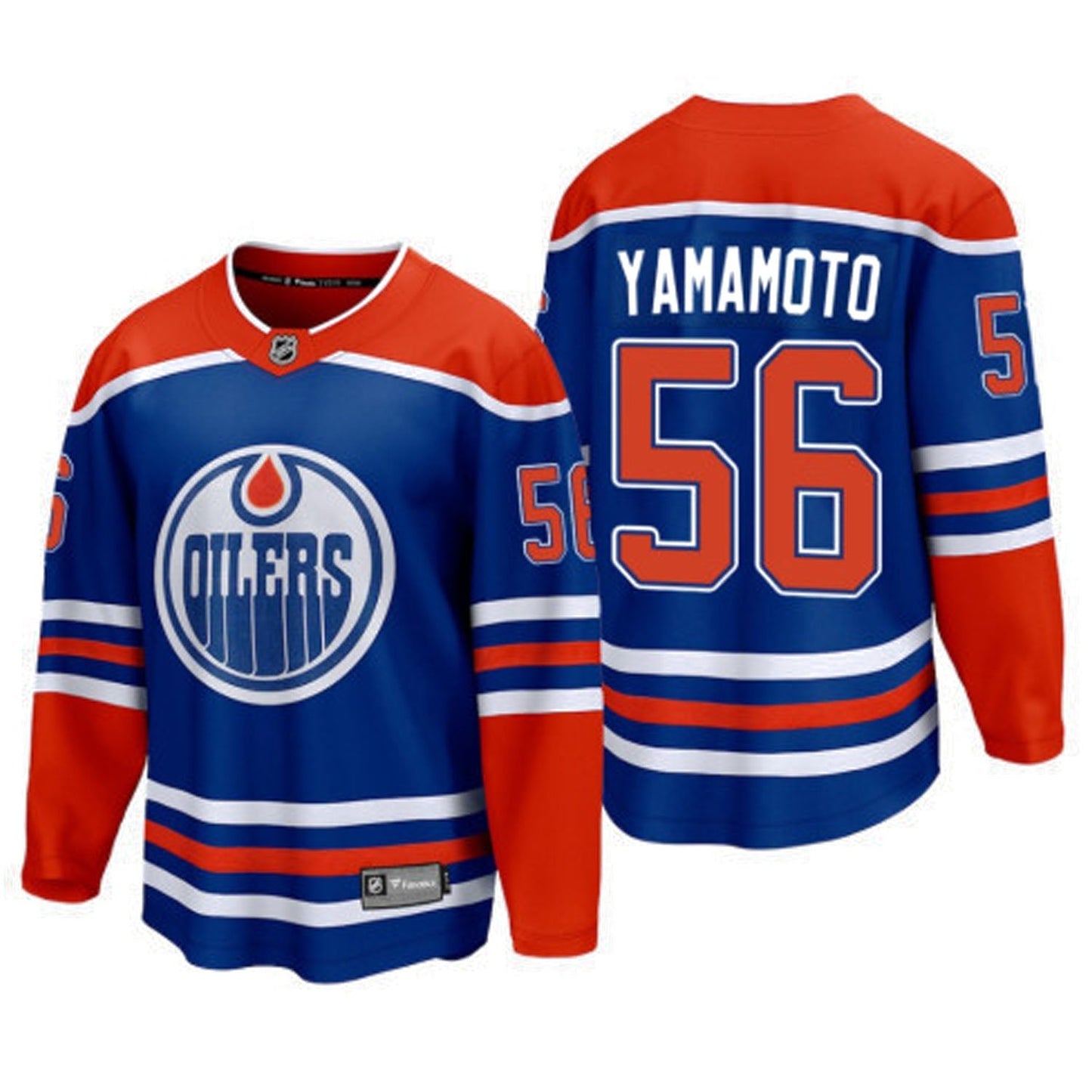 NHL Kailer Yamamoto Edmonton Oilers 56 Jersey