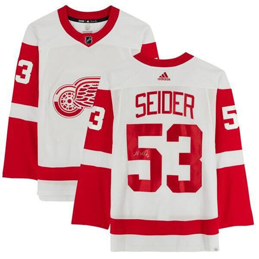 NHL Moritz Seider Detroit Red Wings 53 Jersey