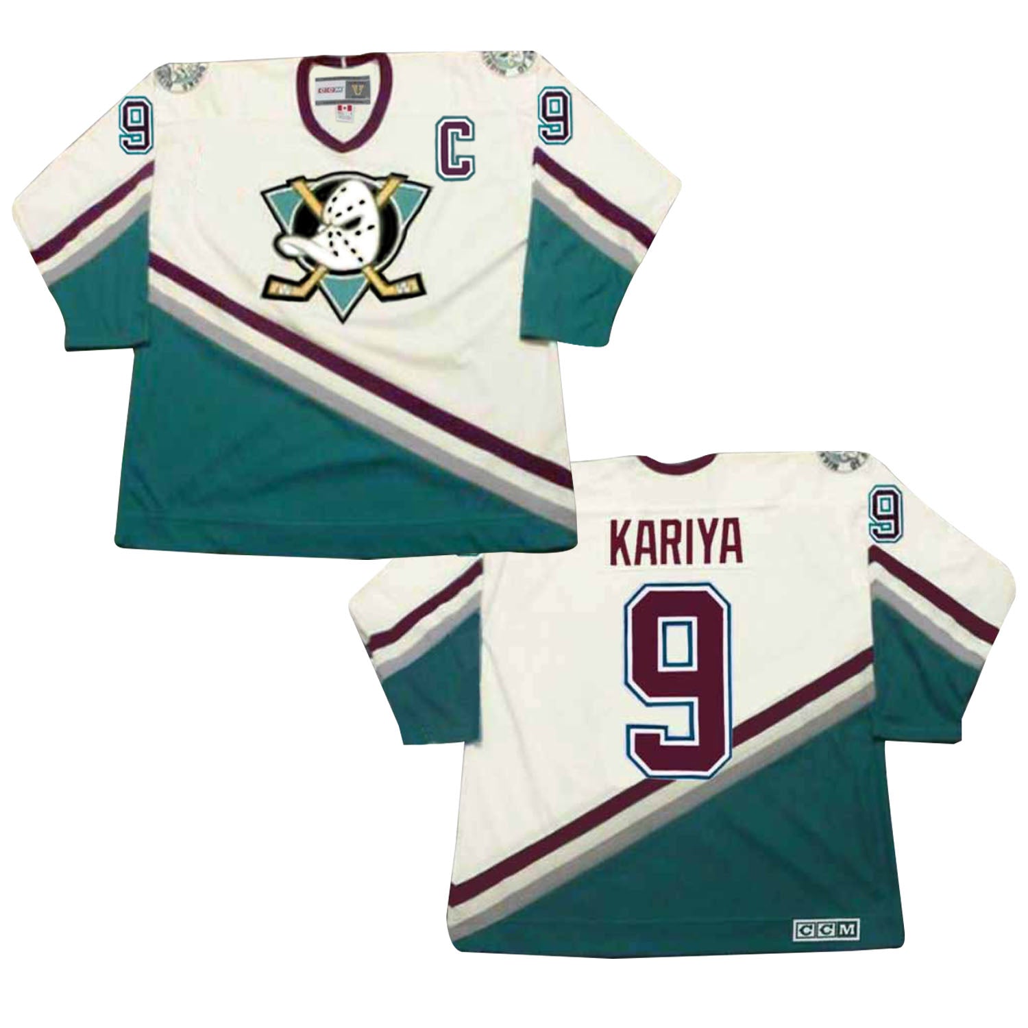 Paul Kariya Anaheim Mighty Ducks CCM Throwback Jersey (Men's