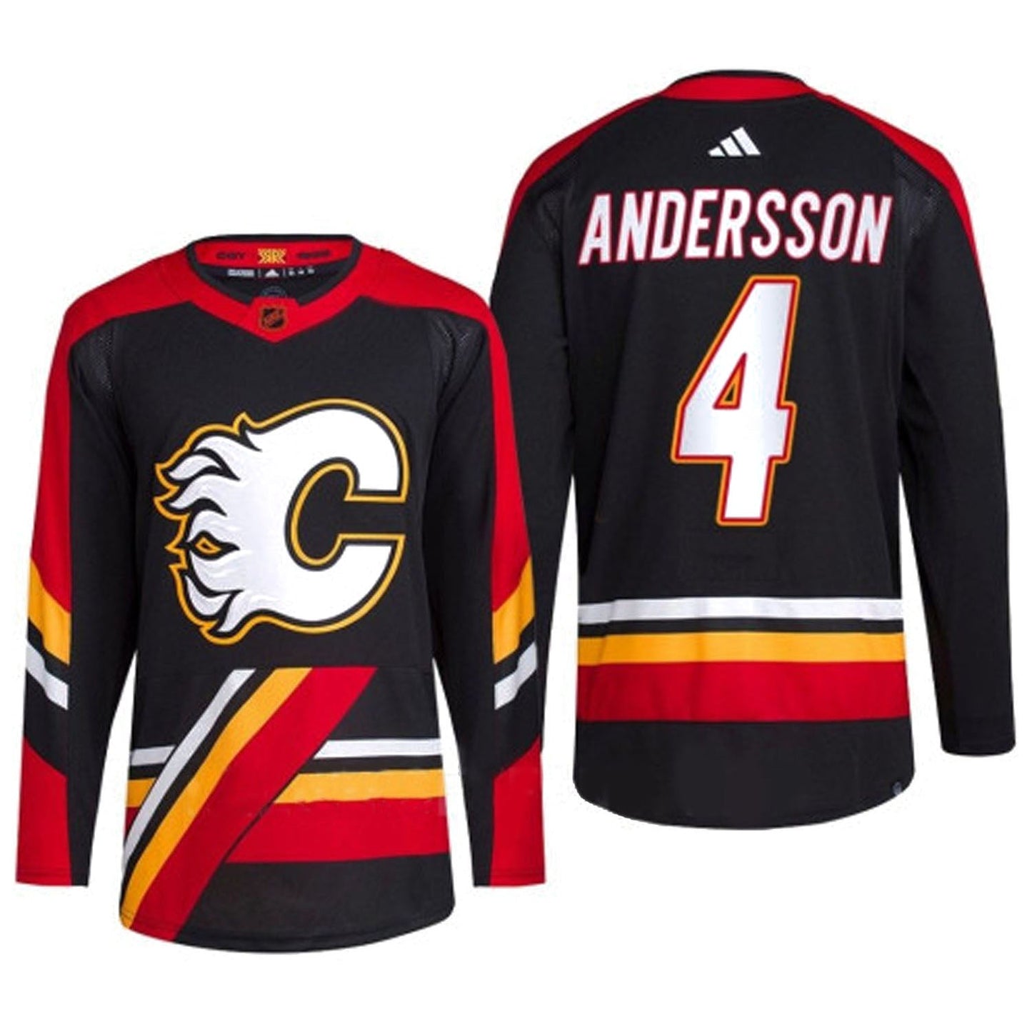 NHL Rasmus Andersson Calgary Flames 4 Jersey