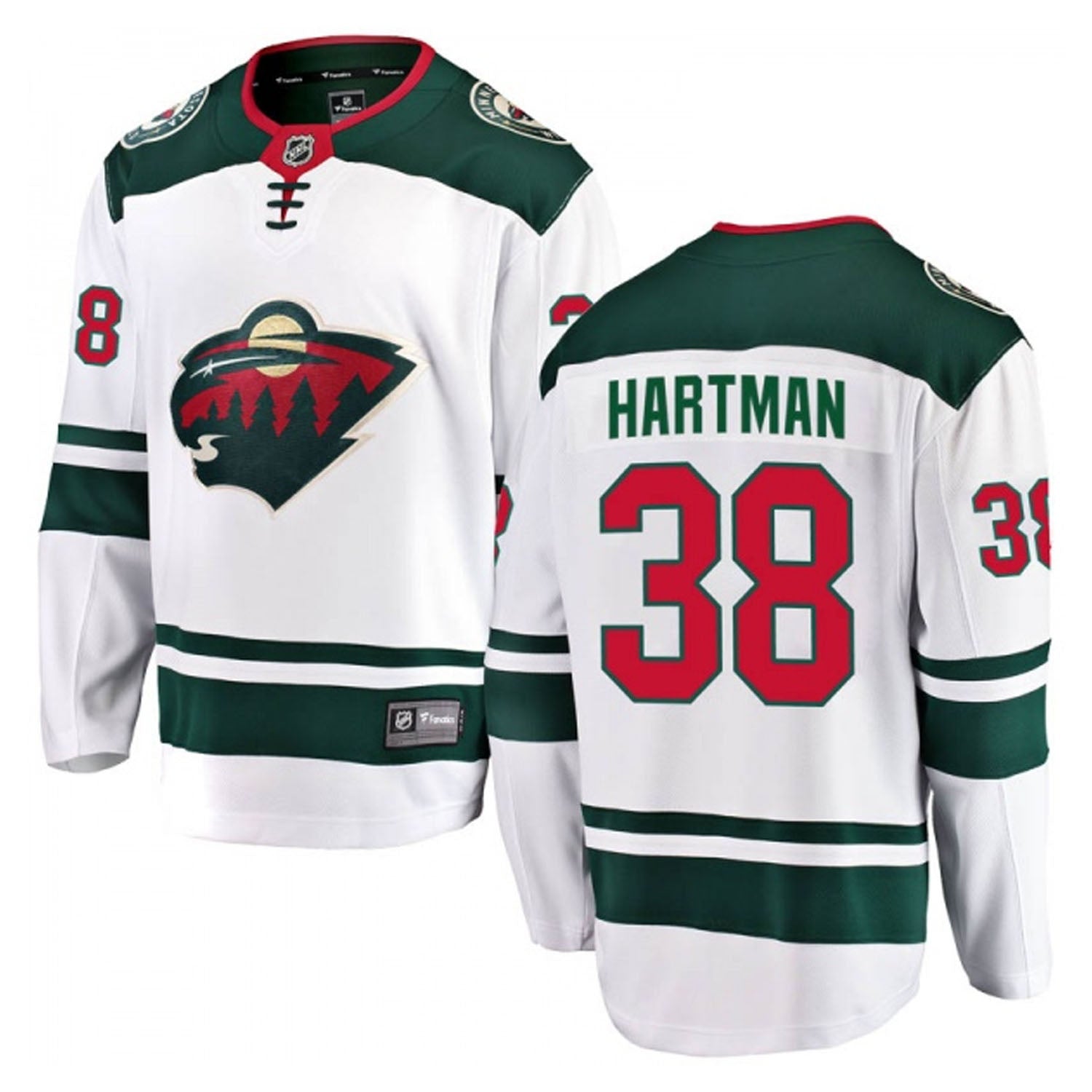 NHL Ryan Hartman Minnesota Wild 38 Jersey jerseysspace