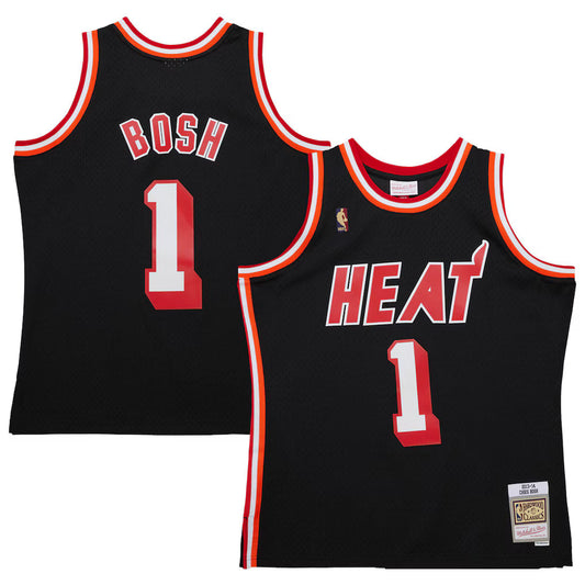 Chris Bosh Miami Heat Mitchell & Ness 2025/26 Hardwood Classics Swingman Jersey - Black