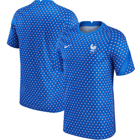 France Women's National Team 2025/26 Pre-Match Top - Blue