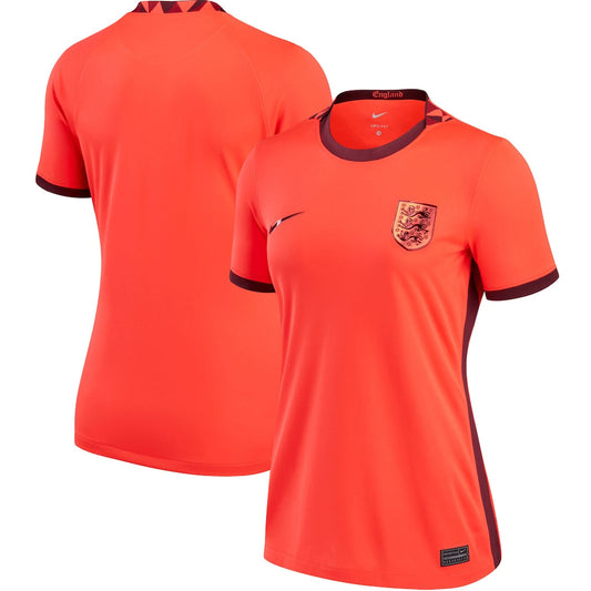 England Women's National Team Women's 2025/26 Away Blank Jersey - Red