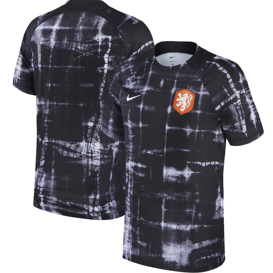 Netherlands National Team 2025/26 Pre-Match Top - Black (Copy)