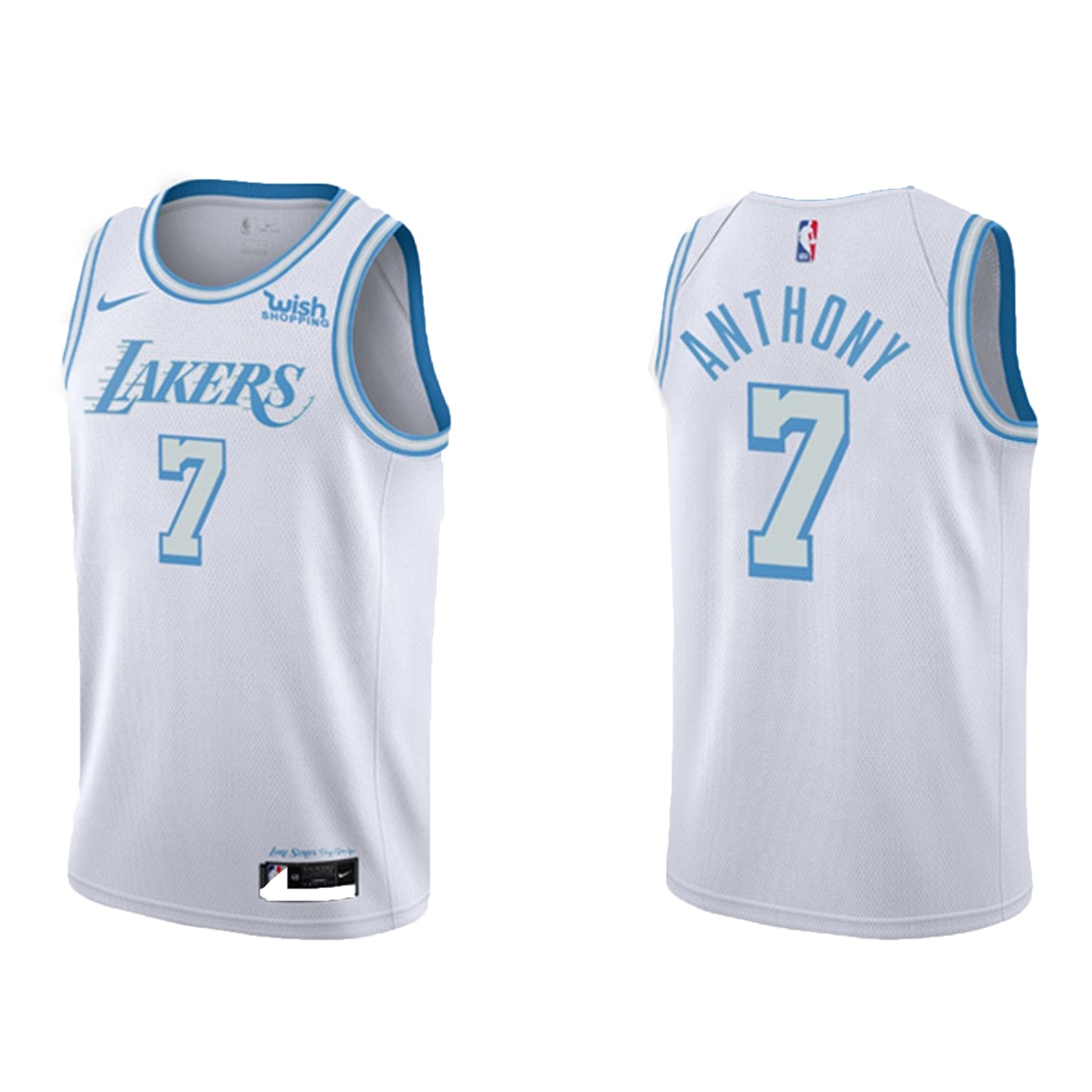 Basketball Carmelo Anthony Los Angeles Lakers 7 Jersey