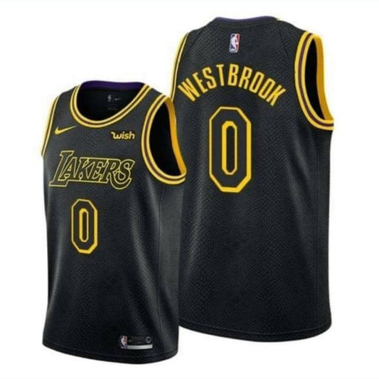 Basketball Russel Westbrook Los Angeles Lakers 0 Jersey