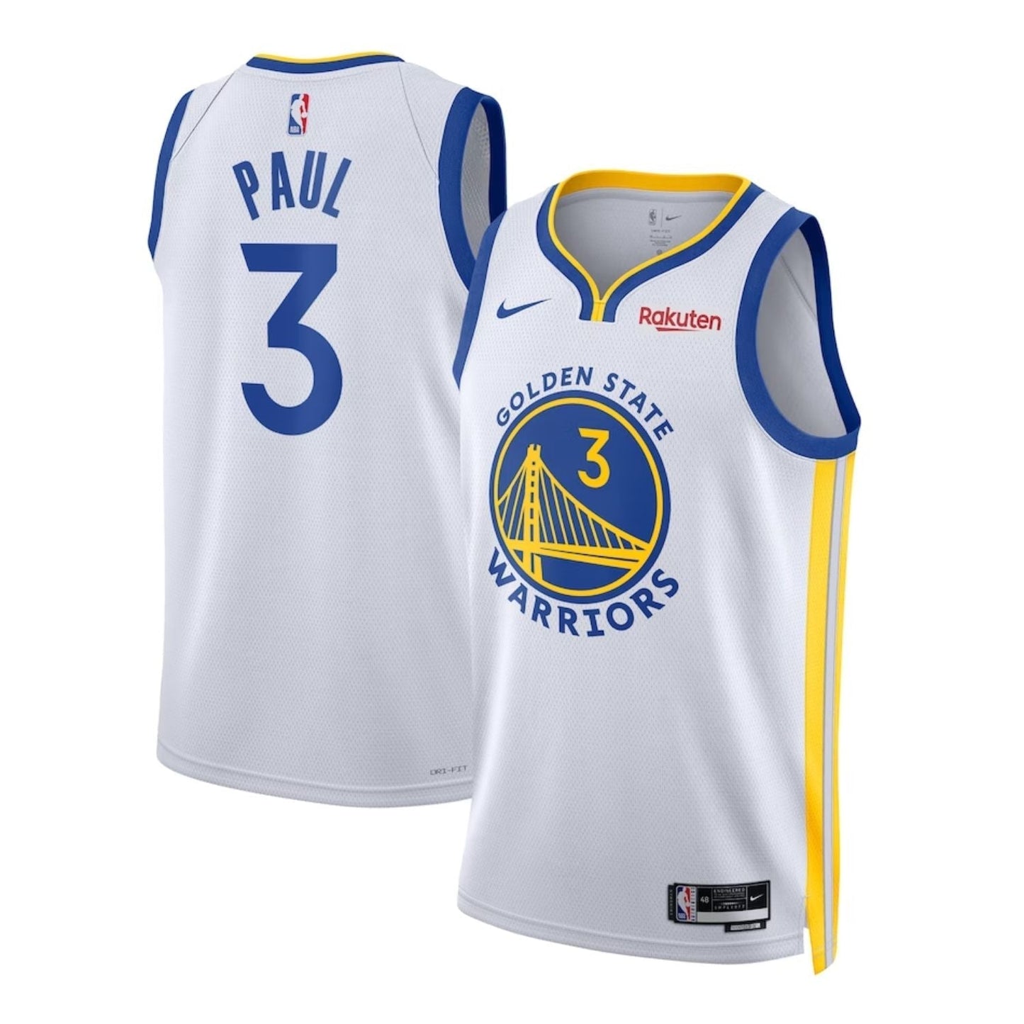 Chris Paul Golden State Warriors 3 Jersey