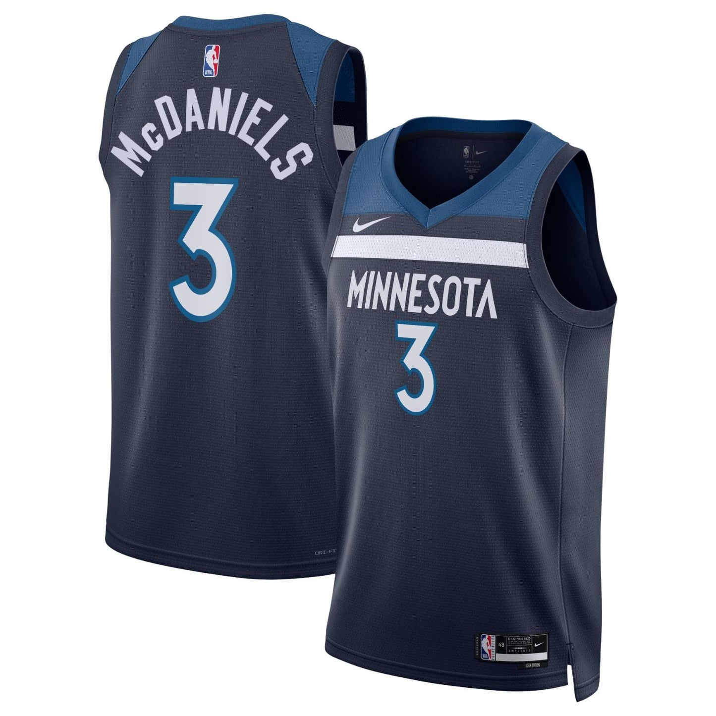 Basketball Jaden Mcdaniels Minnesota Timberwolves 3 Jersey