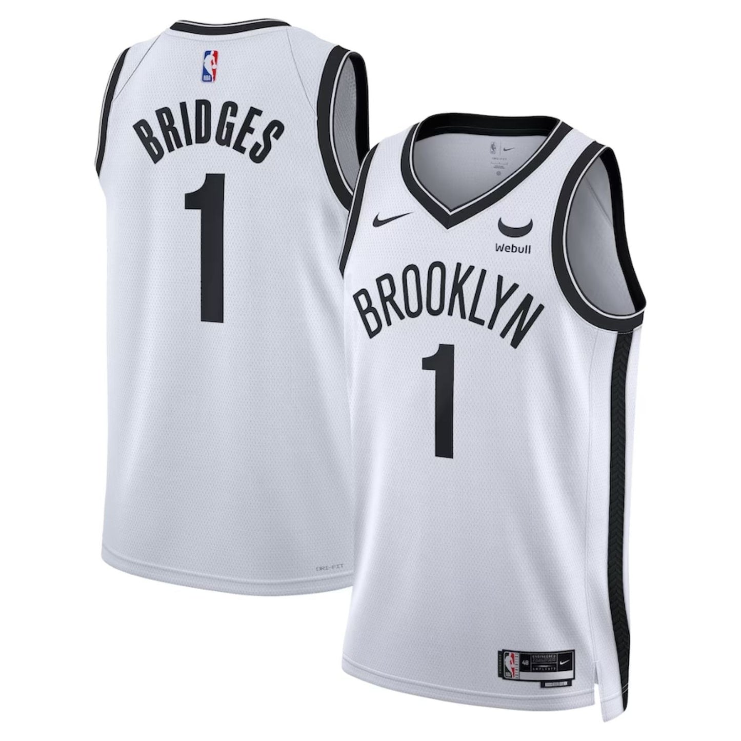 Mikal Bridges Brooklyn Nets 1 Jersey