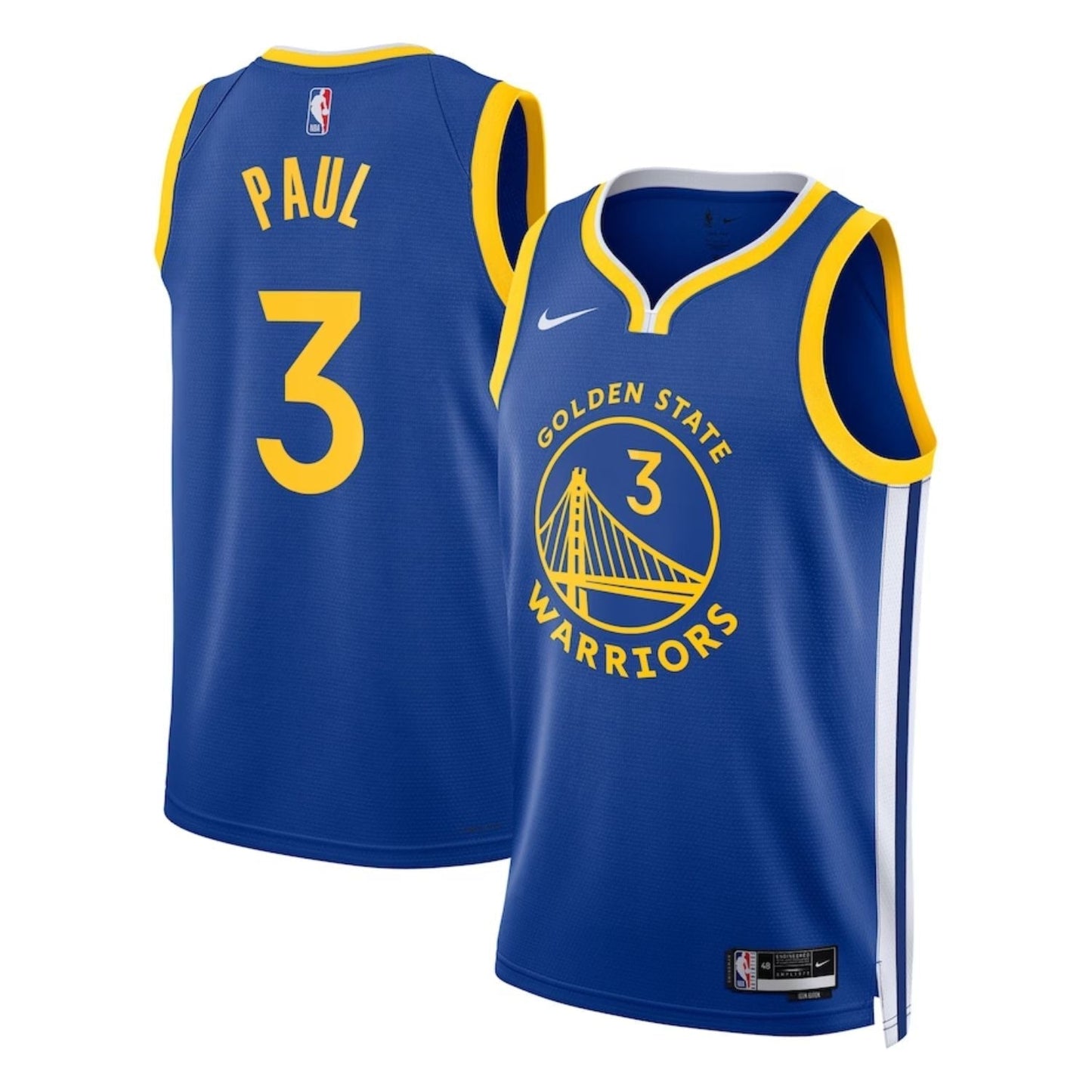 Chris Paul Golden State Warriors 3 Jersey