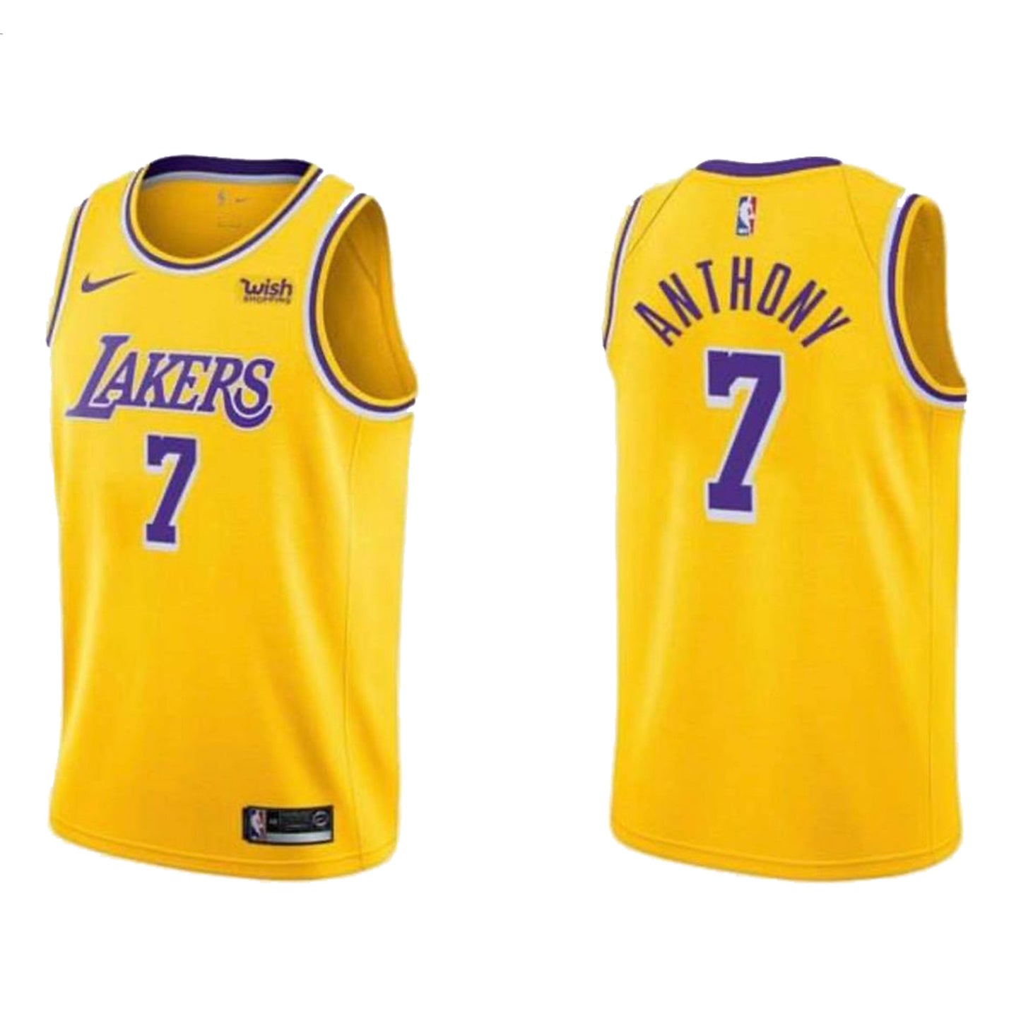Basketball Carmelo Anthony Los Angeles Lakers 7 Jersey