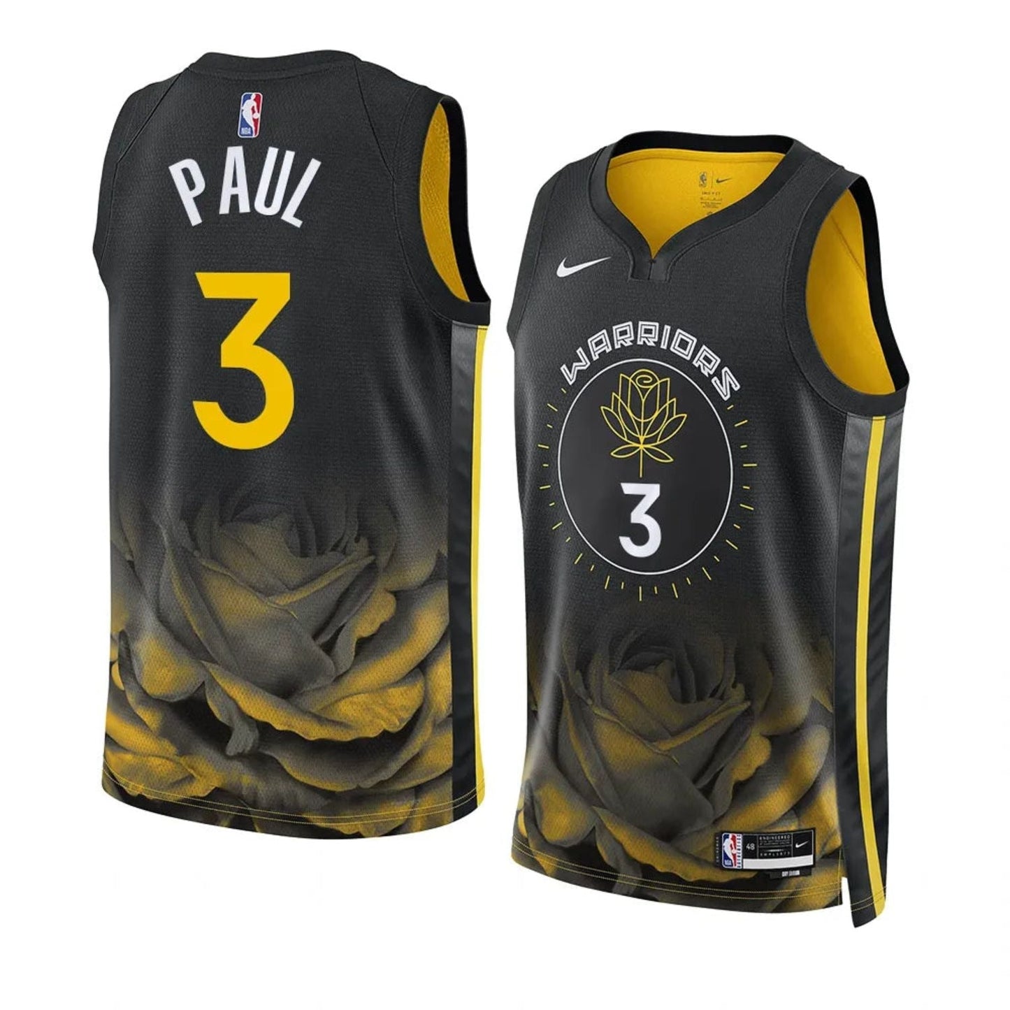 Basketball Chris Paul Golden State Warriors 3 Jersey