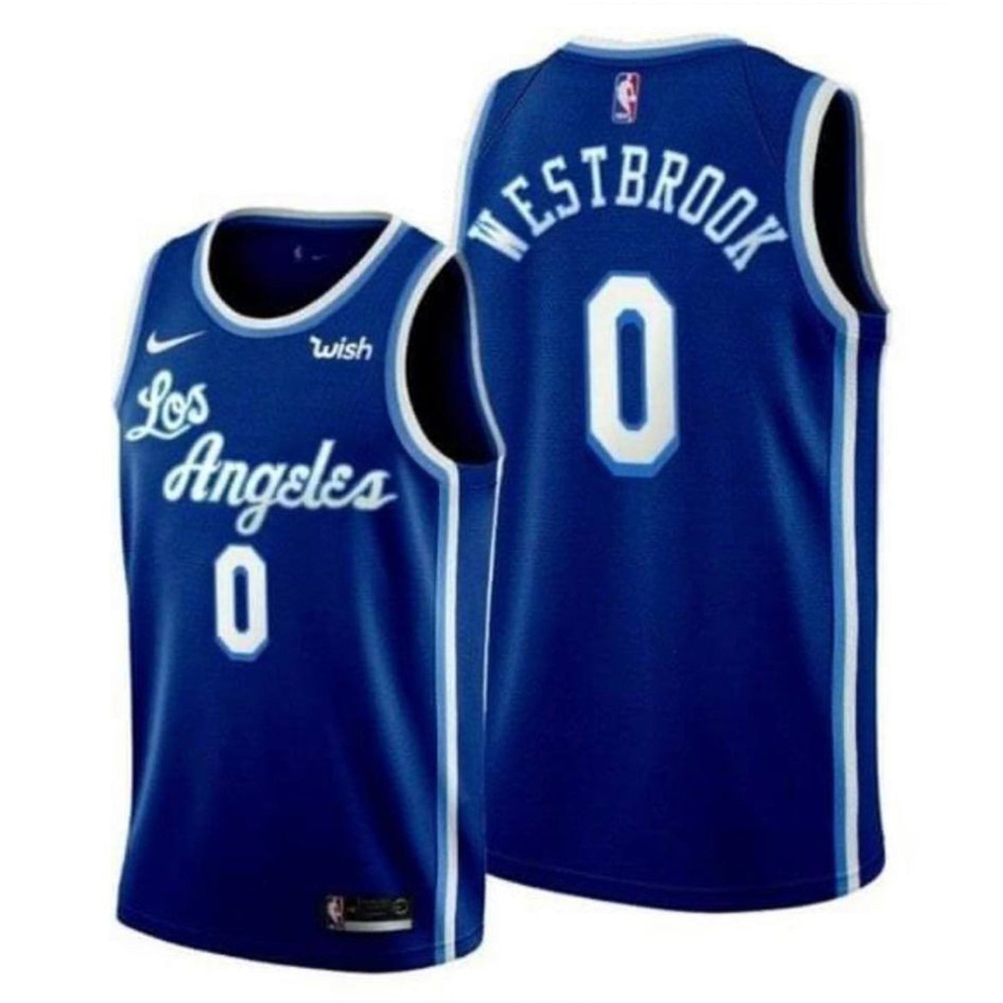 Basketball Russel Westbrook Los Angeles Lakers 0 Jersey