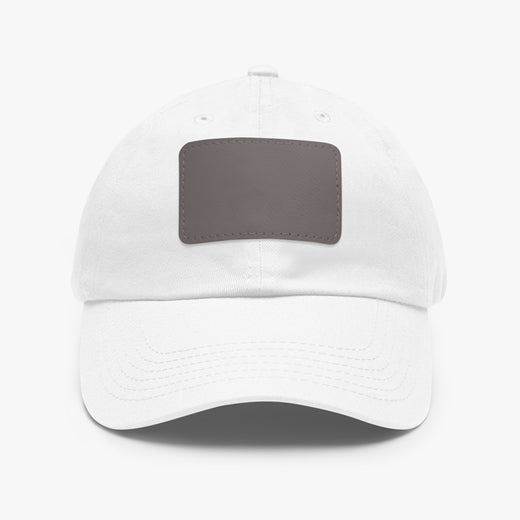 Dad Hat with Leather Patch