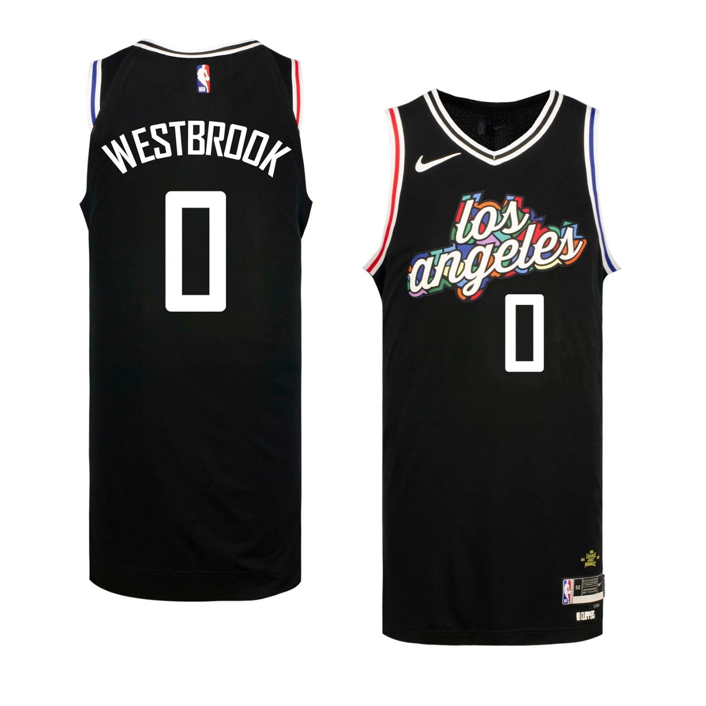 Basketball Russell Westbrook Los Angeles Clippers 0 Jersey
