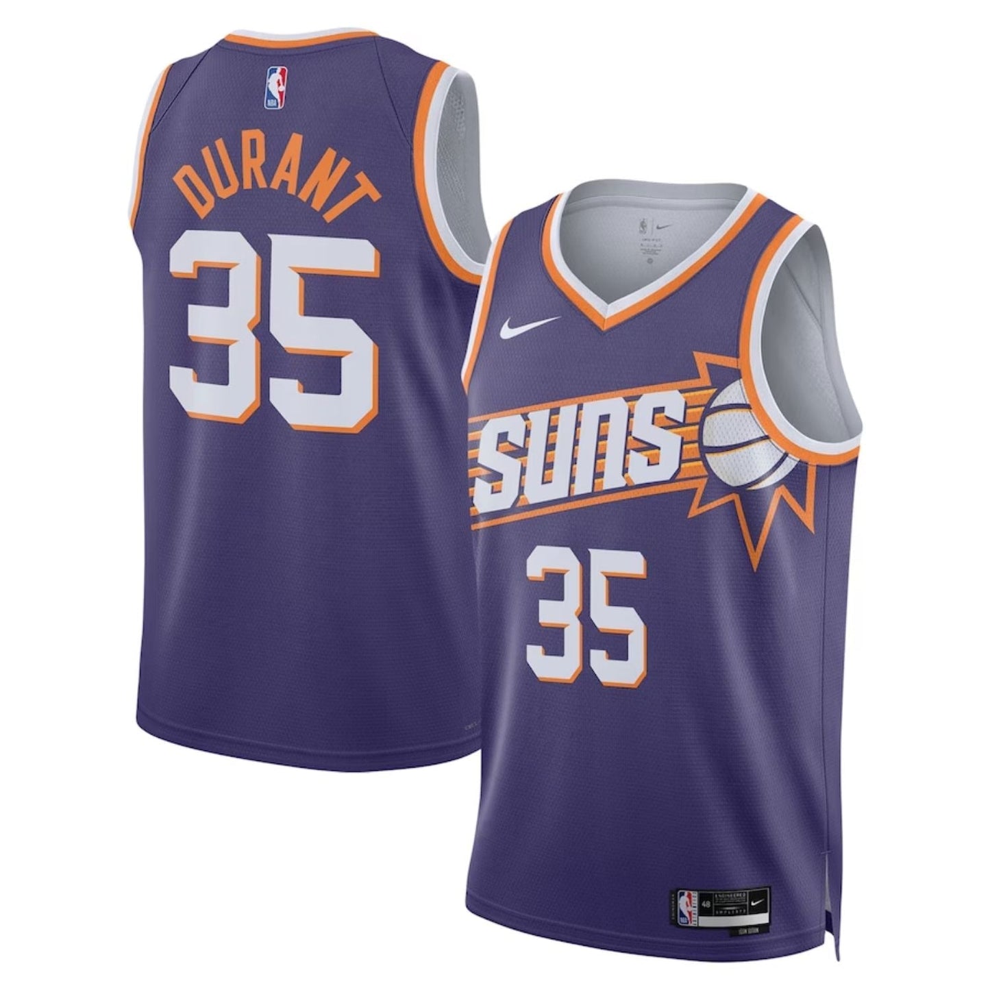 Basketball Kevin Durant Pheonix Suns 35 Jersey